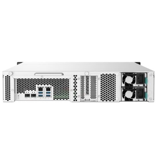QNAP TS-832PXU-RP 4GB RAM 8 Disk Yuvalı Rack Tipi NAS - DDR4, SFP, 10GbE, 2.5GbE Portlu, 2U, USB 3.2, Alpine AL324