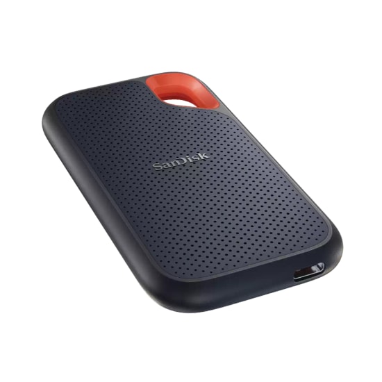 Sandisk 2TB Extreme Taşınabilir SSD (SDSSDE61-2T00-G25) - USB 3.2 Gen2, 1050/1000MBs Veri Hızı, IP55, 256Bit Şifreleme