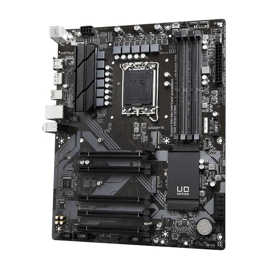GIGABYTE B760-DS3H-DDR4 Anakart: LGA1700, DDR4 5333MHz(OC), PCIe 4.0 M.2, USB-C 20Gb/s, Akıllı Fan 6, Q-Flash Plus, ATX