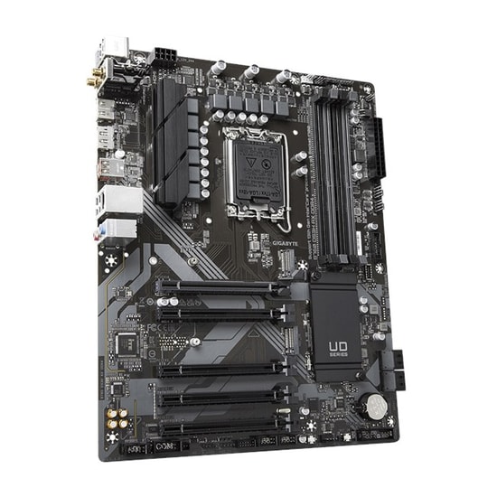 GIGABYTE B760 DS3H AX DDR4 Anakart: LGA1700, DDR4 5333mhz OC, Çift M.2, Wi-Fi 6E, USB 3.2, 2.5GbE LAN, PCIe 4.0, ATX