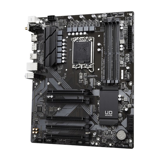 GIGABYTE B760 DS3H AX DDR4 Anakart: LGA1700, DDR4 5333mhz OC, Çift M.2, Wi-Fi 6E, USB 3.2, 2.5GbE LAN, PCIe 4.0, ATX