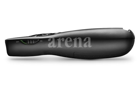 Logitech R400 Kablosuz Kırmızı Lazer Sunum Kumandası (910-001356) - WiFi 2.4GHz, USB Mini Alıcı, 15m Menzil, Ergonomik