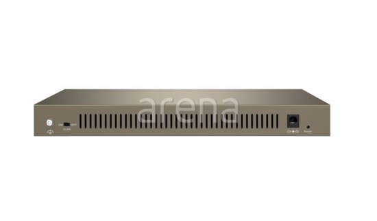Tenda TEG1016M 16 Port Gigabit Metal Switch - 10/100/1000 Mbps, Rackmount, Metal Gövde, Yönetilemez, Gerilim Koruması