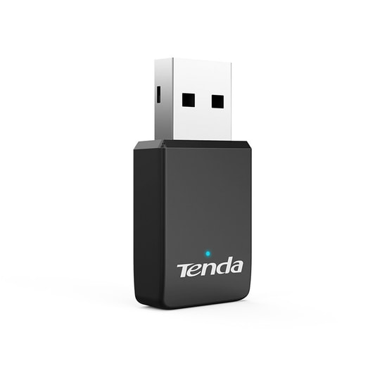 Tenda U9 AC650 Wireless Dual Band USB Ağ Adaptörü - 433Mbps 5GHz, 200Mbps 2.4GHz, Auto-Install, Kompakt Tasarım