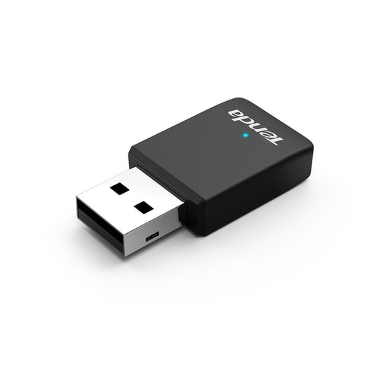Tenda U9 AC650 Wireless Dual Band USB Ağ Adaptörü - 433Mbps 5GHz, 200Mbps 2.4GHz, Auto-Install, Kompakt Tasarım