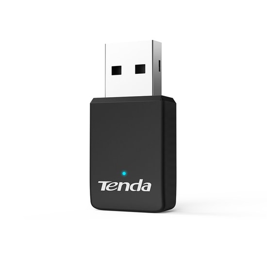 Tenda U9 AC650 Wireless Dual Band USB Ağ Adaptörü - 433Mbps 5GHz, 200Mbps 2.4GHz, Auto-Install, Kompakt Tasarım