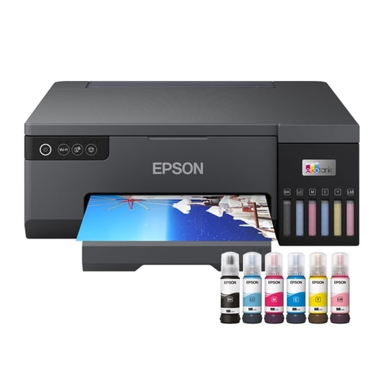 Epson L8050 A4 Renkli Fotoğraf Yazıcısı - Tanklı, Wi-Fi, 6 Renk Mürekkep Sistemi, 22ppm, Hızlı Baskı, Mobil Uyumlu