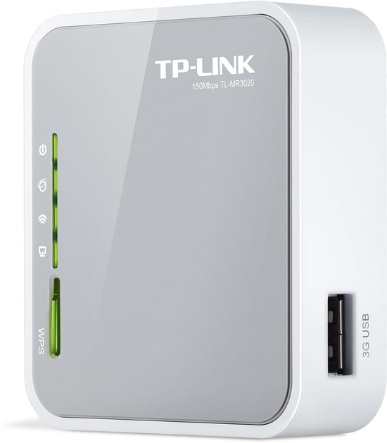 TP-Link TL-MR3020 150Mbps Taşınabilir 3G Kablosuz N Router - Wi-Fi 4, 150Mbps Hız, USB 2.0, Kompakt Tasarım