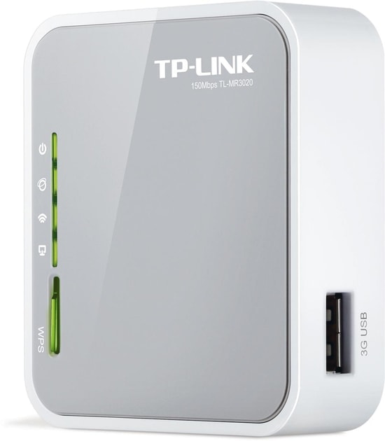 TP-Link TL-MR3020 150Mbps Taşınabilir 3G Kablosuz N Router - Wi-Fi 4, 150Mbps Hız, USB 2.0, Kompakt Tasarım