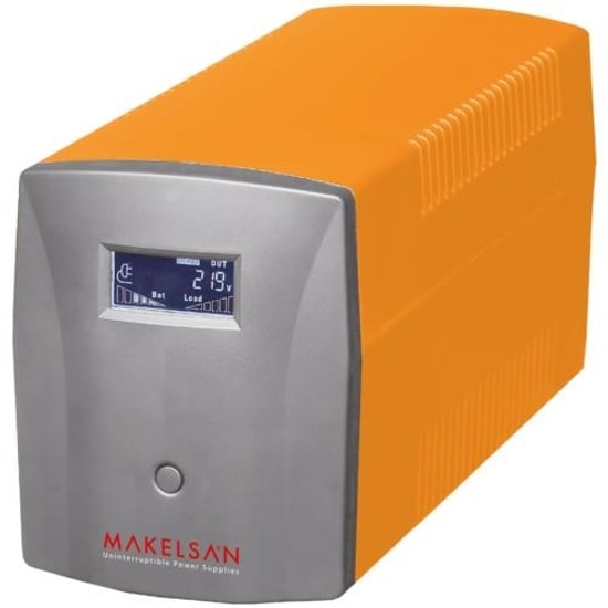 Makelsan Lion MU01500L11LX005 1500VA Line-Interactive UPS - 2x9Ah Akü, LCD Ekran, USB Giriş, Kesintisiz Güç Kaynağı