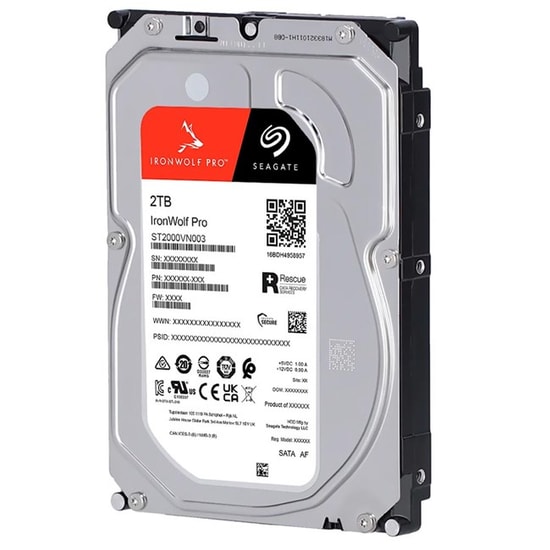 Seagate IronWolf 2TB (ST2000VN003) 5400RPM NAS Hard Disk - 256MB Cache, 7/24 Veri Koruma, 3.5" Dahili HDD