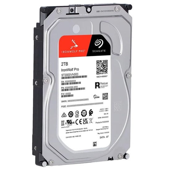 Seagate IronWolf 2TB (ST2000VN003) 5400RPM NAS Hard Disk - 256MB Cache, 7/24 Veri Koruma, 3.5" Dahili HDD