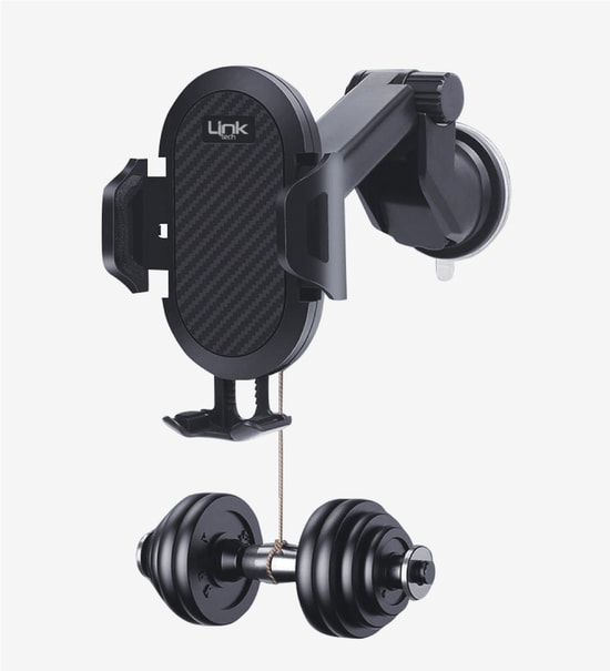 Linktech H767 Universal Vantuzlu Klipsli Araç İçi Telefonu Tutacağı Araç Aksesuar