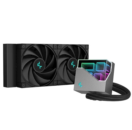 DeepCool LT520 240mm Sıvı İşlemci Soğutucu - RGB, 2x120mm Fan, 2250 RPM Fan, 85.85 CFM, 3100 RPM Pompa, Dinamik Rulmanlı