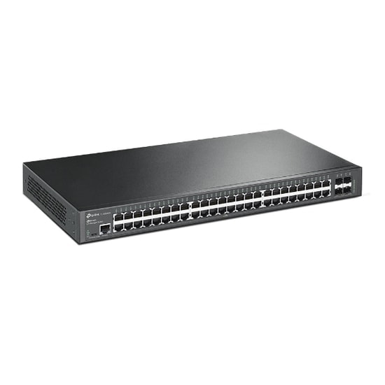 TP-Link TL-SG3452X JetStream 48 Port Gigabit L2+ Yönetilebilir Switch - 4x10GE SFP+ Slot, Rackmount, Metal Kasa