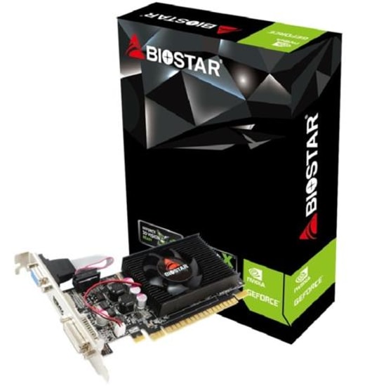 Biostar GeForce GT610 2GB GDDR3 Ekran Kartı - 64 Bit, PCI Express 2.0 16X, LP, DVI, VGA, HDMI 1080p, DirectX 11