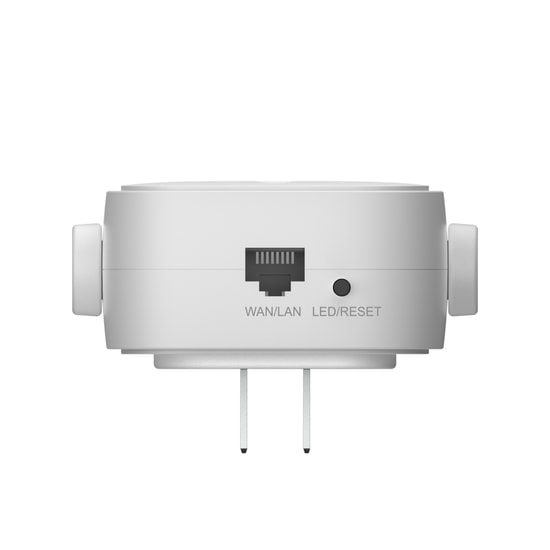 Ruijie Reyee RG-EW300R 300Mbps Wi-Fi 4 Priz Tipi Access Point / Menzil Genişletici - 2.4GHz, 2 Harici Anten, 1 Port