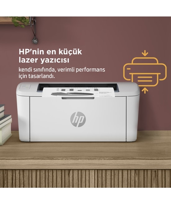 HP LaserJet M111w (7MD68A) Mono Lazer Yazıcı - Wi-Fi, Mobil Baskı, Siyah-Beyaz, Kompakt Tasarım, 20ppm Hız