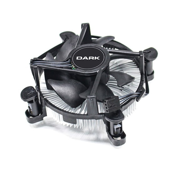 Dark DKCCL171 Intel LGA1700 İşlemci Soğutucu - 92mm 2400RPM Fan, 35 CFM, Bakır Taban, PWM Kontrolü, Hidrolik Rulmanlı