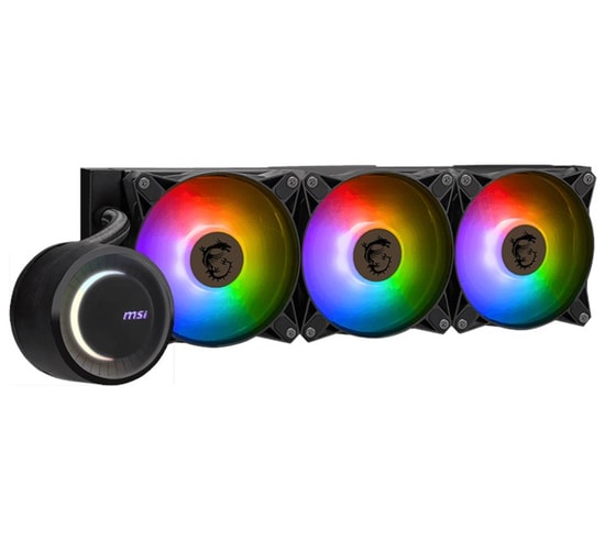 MSI MAG Coreliquid E360 Sıvı Siyah İşlemci Soğutucu - 360mm Radyatör, ARGB, 3x120mm Fan, 3000RPM Pompa, 75CFM Hava Akışı