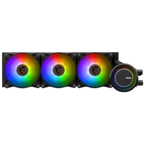 MSI MAG Coreliquid E360 Sıvı Siyah İşlemci Soğutucu - 360mm Radyatör, ARGB, 3x120mm Fan, 3000RPM Pompa, 75CFM Hava Akışı