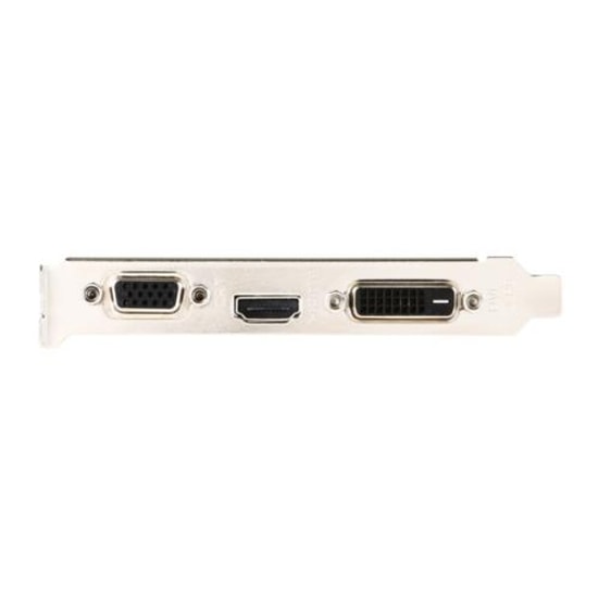 MSI GeForce GT 710 2GB DDR3 64 Bit Ekran Kartı (GT710-2GD3H-LP-2G) - PCIe 3.0 X16, DVI, HDMI, VGA, Düşük Profil, DX12