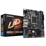 Gigabyte H610M K D4 Anakart: Intel LGA1700, DDR4 3200MHz, Intel XMP, M.2, PCIe 4.0, HDMI, USB 3.2, 1G LAN, Micro ATX