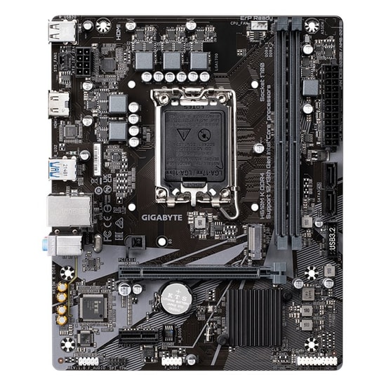 Gigabyte H610M K D4 Anakart: Intel LGA1700, DDR4 3200MHz, Intel XMP, M.2, PCIe 4.0, HDMI, USB 3.2, 1G LAN, Micro ATX