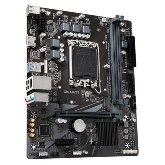 Gigabyte H610M K D4 Anakart: Intel LGA1700, DDR4 3200MHz, Intel XMP, M.2, PCIe 4.0, HDMI, USB 3.2, 1G LAN, Micro ATX