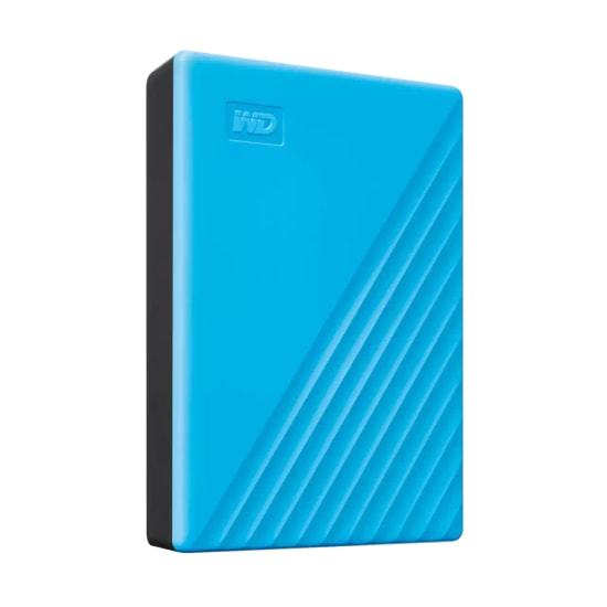 WD My Passport 4TB Mavi USB 3.2 Harici Disk (WDBPKJ0040BBL-WESN) - 2.5", Taşınabilir, USB Micro-B, 256-Bit Şifreleme