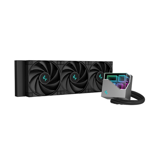 DeepCool LT720 ARGB Sıvı İşlemci Soğutucu - 360mm Alüminyum Radyatör, 3x 120mm PWM Fan, 3100 RPM, Intel AMD Uyumlu