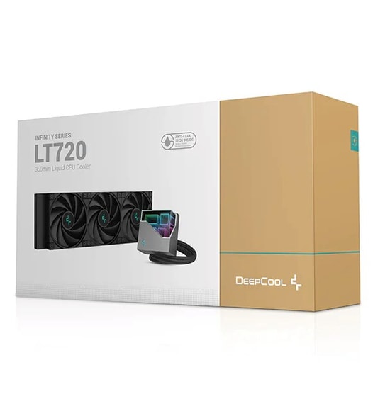 DeepCool LT720 ARGB Sıvı İşlemci Soğutucu - 360mm Alüminyum Radyatör, 3x 120mm PWM Fan, 3100 RPM, Intel AMD Uyumlu