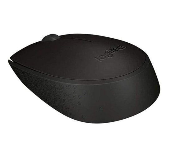 Logitech B170 Siyah Kablosuz Mouse (910-004798) - 1000 DPI, 2.4 GHz USB Alıcılı, 3 Tuşlu, 10m Menzil, Sağ Sol El Uyumlu