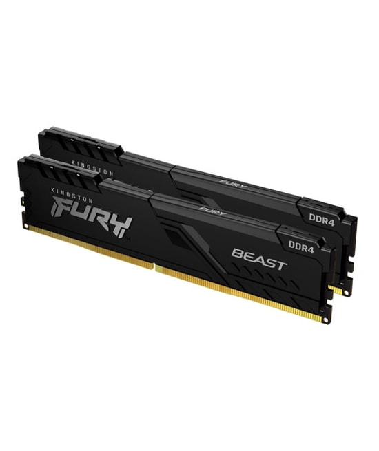 Kingston Beast 16GB (2x8GB) 3600MHz DDR4 CL17 Siyah Ram (KF436C17BBK2/16TR) - Yüksek Performanslı Oyuncu Belleği