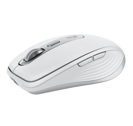 Logitech MX Anywhere 3S Beyaz Kablosuz Mouse (910-006930) - 8000 DPI, Sessiz, Bluetooth, Kompakt Tasarım, Optik Sensör