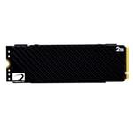 TwinMOS 2TB Soğutuculu M.2 NVMe SSD (NV2TBG42280) - PCIe Gen 4x4, 7500/6800 MB/s, 3D TLC NAND, 2GB Önbellek, PS5 Uyumlu