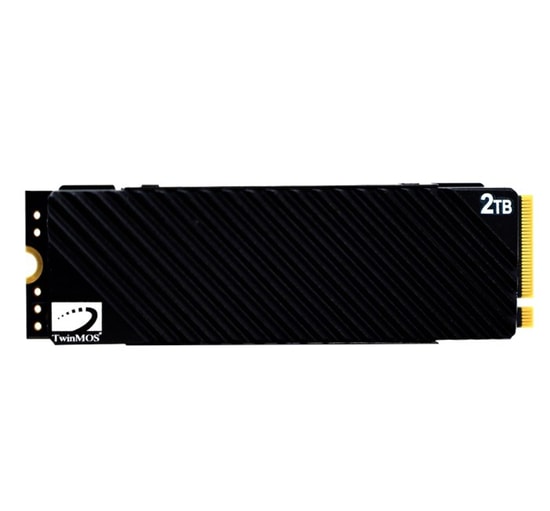 TwinMOS 2TB Soğutuculu M.2 NVMe SSD (NV2TBG42280) - PCIe Gen 4x4, 7500/6800 MB/s, 3D TLC NAND, 2GB Önbellek, PS5 Uyumlu