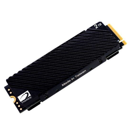 TwinMOS 2TB Soğutuculu M.2 NVMe SSD (NV2TBG42280) - PCIe Gen 4x4, 7500/6800 MB/s, 3D TLC NAND, 2GB Önbellek, PS5 Uyumlu