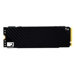 TwinMOS Xtreme 1TB Soğutuculu NVMe M.2 SSD (NV1TBG42280) - 7500/6800MB/s Okuma/Yazma, PCIe Gen 4x4, 3D NAND, PS5 Uyumlu