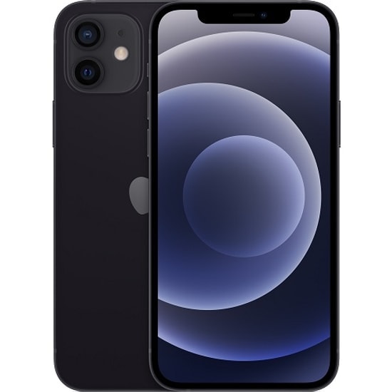 Apple iPhone 12 128 GB Siyah Akıllı GSM Akıllı Telefon (Türkiye Garantili) - 6.1" OLED Ekran, A14 Bionic, 12 MP Kamera