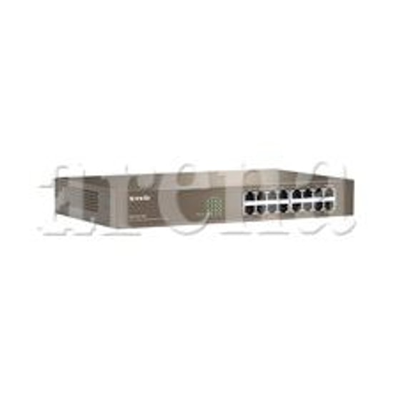 Tenda TEG1016D 16 Port Gigabit Rackmount Switch - 10/100/1000 Mbps, 6KV Yıldırım Koruması, Metal Kasa