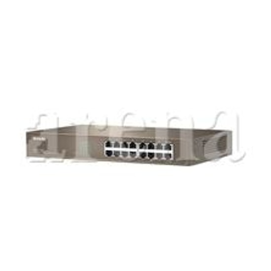 Tenda TEG1016D 16 Port Gigabit Rackmount Switch - 10/100/1000 Mbps, 6KV Yıldırım Koruması, Metal Kasa