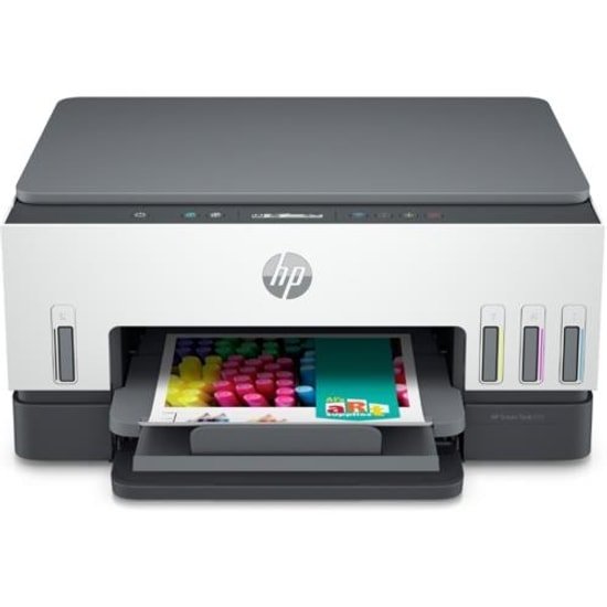 HP Smart Tank 670 (6UU48A) Çok Fonksiyonlu Tanklı Yazıcı - WiFi, Renkli, A4, 22ppm, Tarayıcı, Fotokopi, 128MB