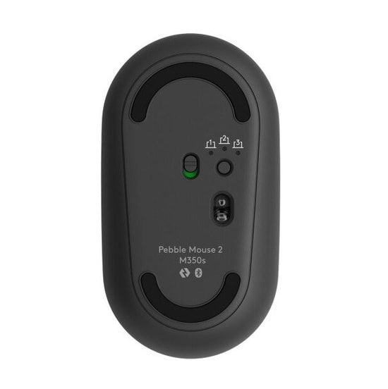 Logitech Pebble Mouse 2 M350s Grafit Bluetooth Mouse (910-007015) - 1000 DPI, İnce Tasarım, Taşınabilir, Şık ve Minimali