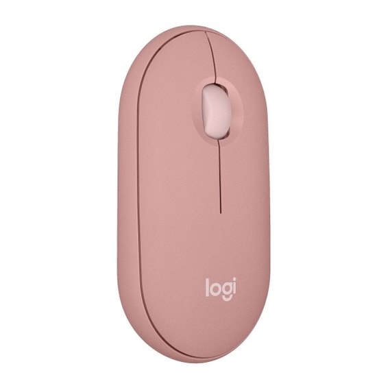 Logitech M350s Pebble 2 Pembe Bluetooth Mouse (910-007014) - 1000 DPI, Sessiz Tıklama, Logi Bolt Uyumlu, Şık ve Kompakt 