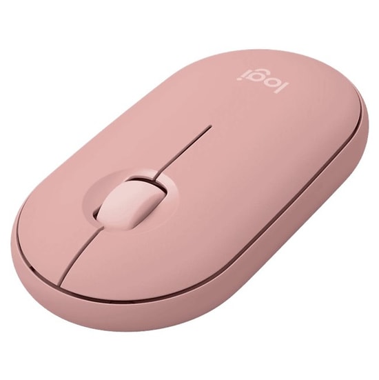 Logitech M350s Pebble 2 Pembe Bluetooth Mouse (910-007014) - 1000 DPI, Sessiz Tıklama, Logi Bolt Uyumlu, Şık ve Kompakt 