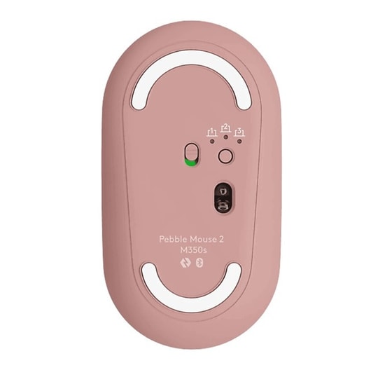 Logitech M350s Pebble 2 Pembe Bluetooth Mouse (910-007014) - 1000 DPI, Sessiz Tıklama, Logi Bolt Uyumlu, Şık ve Kompakt 