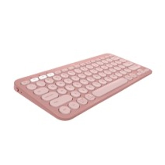 Logitech Pebble Keys 2 K380s Pembe Türkçe Q Düzen Bluetooth Klavye (920-011861) - Easy-Switch, 3 Cihaz Bağlantısı