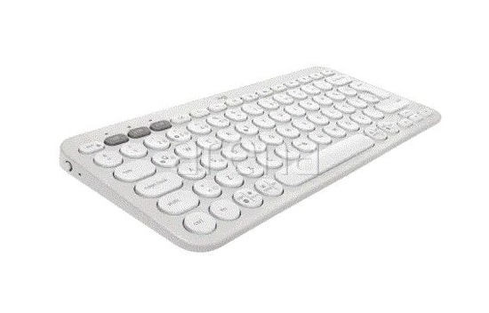 Logitech Pebble Keys 2 K380s Beyaz Bluetooth Klavye (920-011860) - Easy-Switch ile 3 Cihaz Arası Geçiş, TR Q Düzen