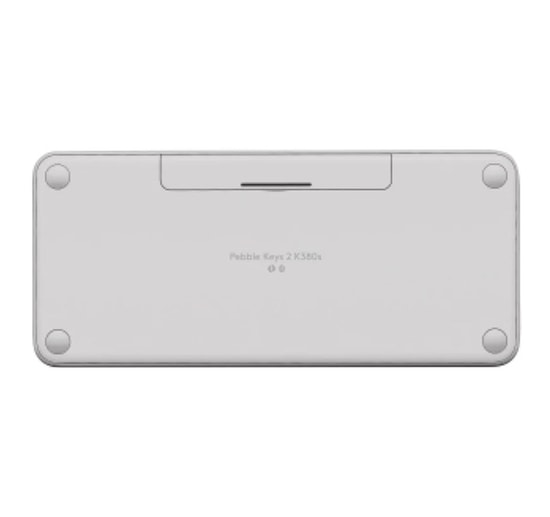Logitech Pebble Keys 2 K380s Beyaz Bluetooth Klavye (920-011860) - Easy-Switch ile 3 Cihaz Arası Geçiş, TR Q Düzen